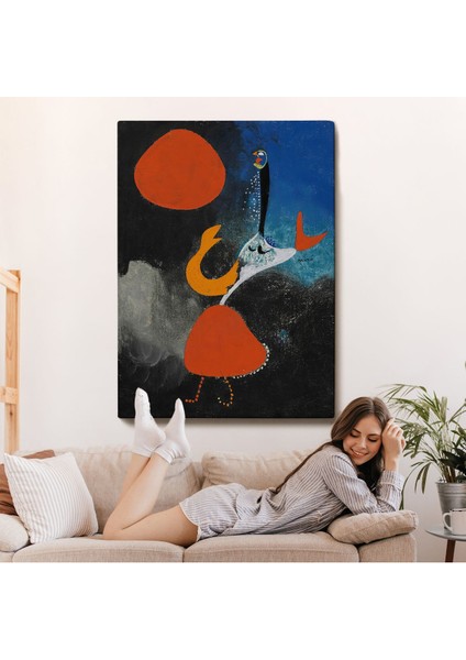 Çerçeveli Pablo Picasso - Güneşin Önünde Kadın TABLOSU-7298