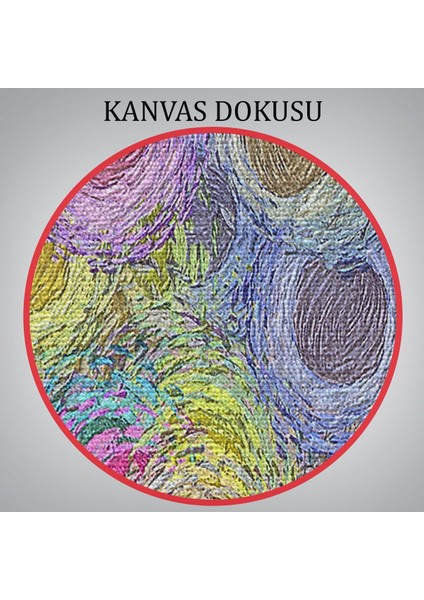 Soyut Modern Sanat Dekoratif Kanvas Duvar TABLOSU-3595
