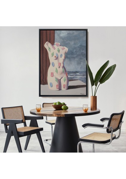 Çerçeveli Rene Magritte - Su Damlası TABLOSU-7345