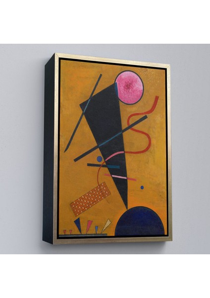 Çerçeveli Vasily Kandinsky Beruhrung Iletişim TABLOSU-7487 modelleri