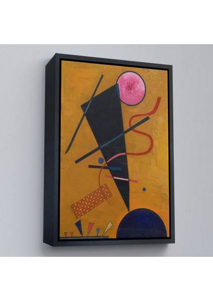 Çerçeveli Vasily Kandinsky Beruhrung Iletişim TABLOSU-7487 fırsatları