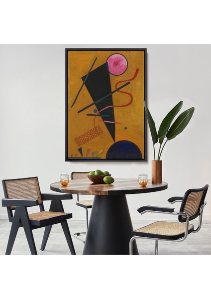 Çerçeveli Vasily Kandinsky Beruhrung Iletişim TABLOSU-7487