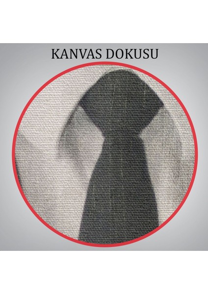 Köpek Kafalı Insan Kanvas TABLO-4991