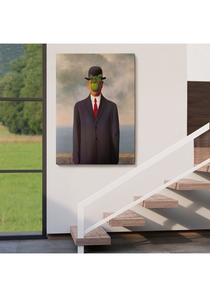 Renee Magritte'in Adamın Oğlu Isimli Eseri Kanvas TABLO-5132 fırsatları