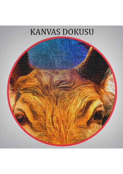 Geyiğin Galaxisi Modern Sanat Duvar TABLOSU-5997