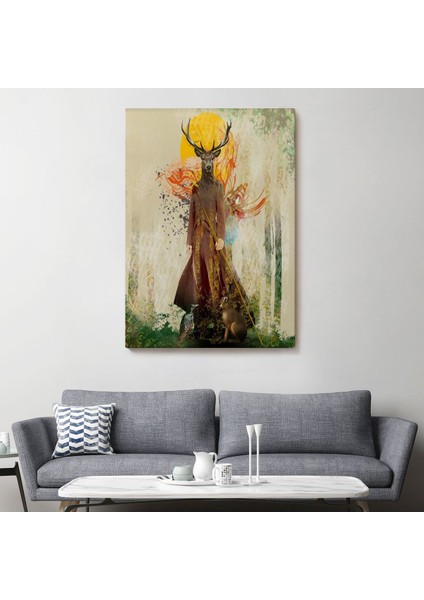 Volker Rossenbach'in Ormanın Efendisi Isimli TABLOSU-6057 fiyatları