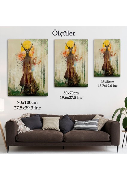 Volker Rossenbach'in Ormanın Efendisi Isimli TABLOSU-6057 indirimleri