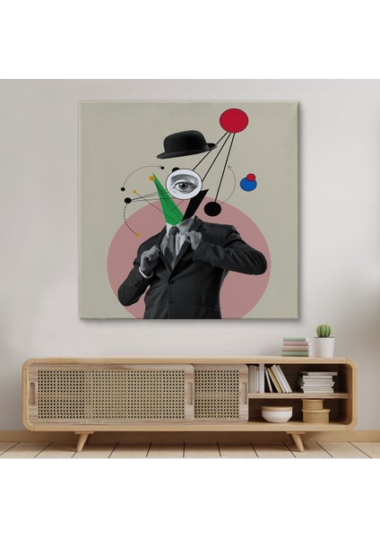 Pop Art Tablo, Kahve Içen Çizgi Roman KAHRAMANI-5802