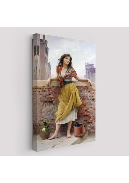The Watercarrier Eugene De Blaas Su Taşıyan Kız TABLOSU-6435
