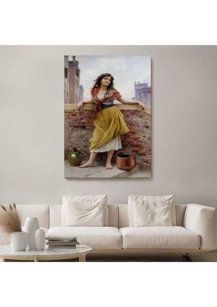 The Watercarrier Eugene De Blaas Su Taşıyan Kız TABLOSU-6435 fiyatları