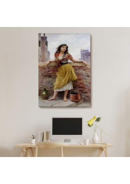 The Watercarrier Eugene De Blaas Su Taşıyan Kız TABLOSU-6435