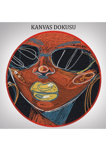 Renkli Pop Art Kadınlar Dekoratif Duvar Tablosu Üçlü SET-EU-120 indirimleri