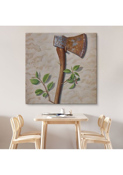 Çiçek Açan Batla Gerçeküstü Sanat Kanvas TABLO-5860