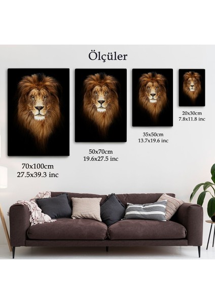 Aslan Dekoratif Kanvas TABLO-5966