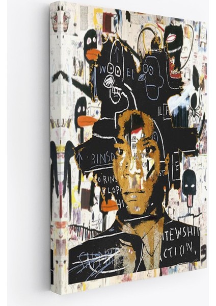 Jean Michel Basquiat'ın Kendi Portresi Kanvas TABLO-4968