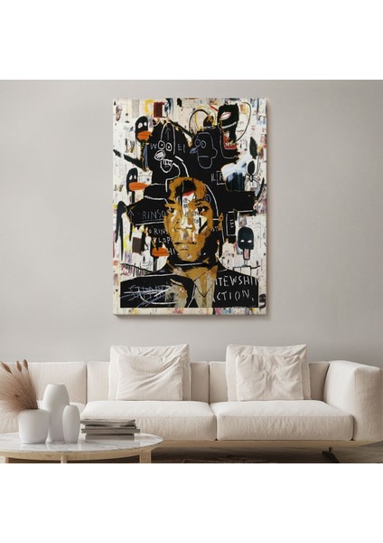Jean Michel Basquiat'ın Kendi Portresi Kanvas TABLO-4968 fiyatları