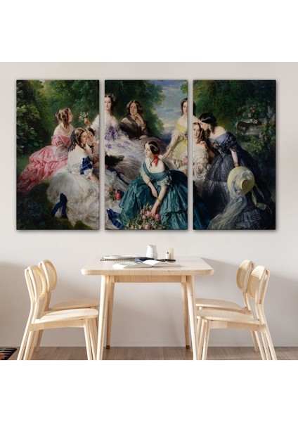 Imparatoriçe Eugenie ve Leydileri Tablosu - The Empress EUGÉNIE-6570 modelleri