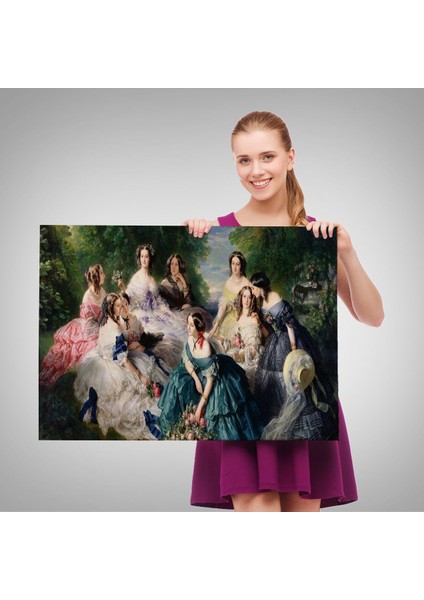 Imparatoriçe Eugenie ve Leydileri Tablosu - The Empress EUGÉNIE-6570 fırsatları