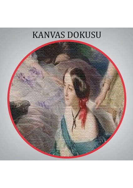 Imparatoriçe Eugenie ve Leydileri Tablosu - The Empress EUGÉNIE-6570