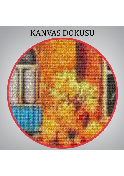 Renkli Hollanda Evleri Kanvas TABLO-5865