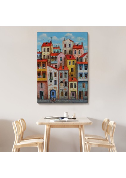 Eski Gürcistan Tiflis Şehir Manzara Tablosu -6242