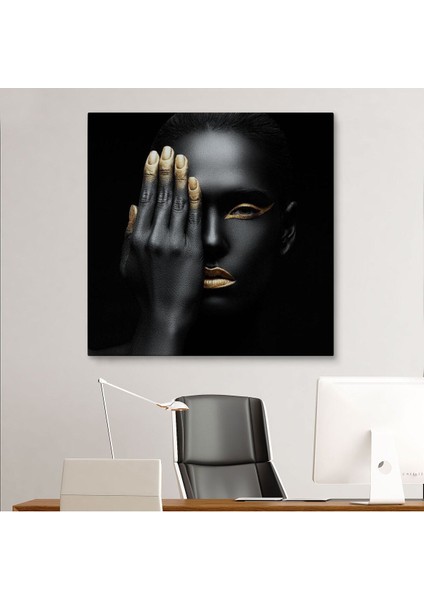 Afrikalı Kadın Kanvas Tablo, Afrikalı Kadın Duvar Sanatı, Afrikalı Kız KANVAS-5329