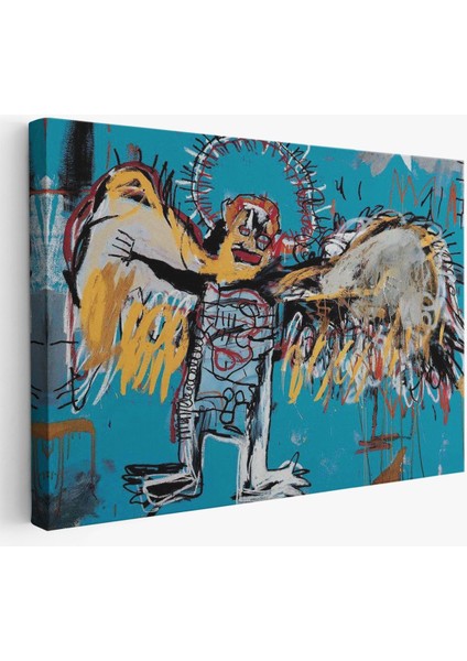 Jean Michel Basquiat'ın Düşmüş Melek Eseri Kanvas TABLO-5000