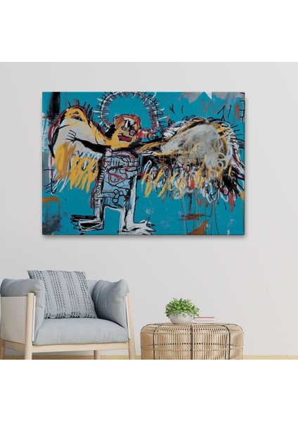 Jean Michel Basquiat'ın Düşmüş Melek Eseri Kanvas TABLO-5000 fiyatları
