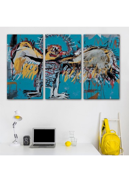 Jean Michel Basquiat'ın Düşmüş Melek Eseri Kanvas TABLO-5000 modelleri