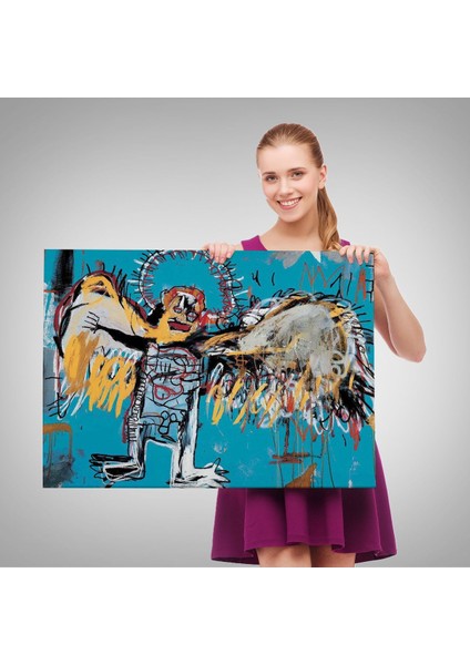 Jean Michel Basquiat'ın Düşmüş Melek Eseri Kanvas TABLO-5000 fırsatları