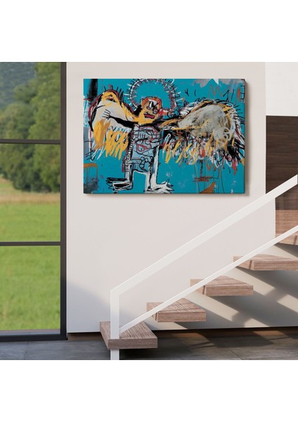 Jean Michel Basquiat'ın Düşmüş Melek Eseri Kanvas TABLO-5000 indirimleri
