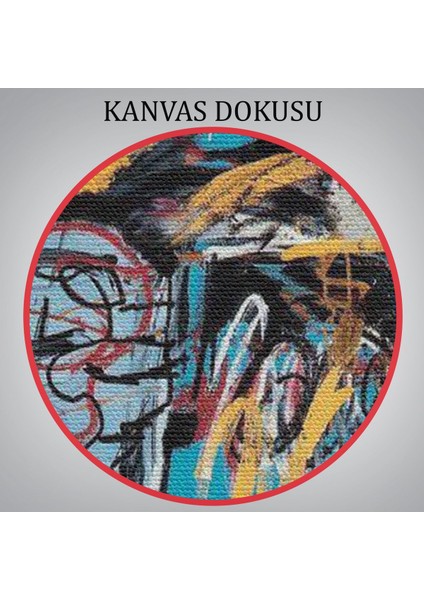 Jean Michel Basquiat'ın Düşmüş Melek Eseri Kanvas TABLO-5000