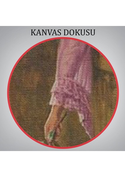 Sevgilisine Çiçek Veren Kadın Duvar TABLOSU-6241