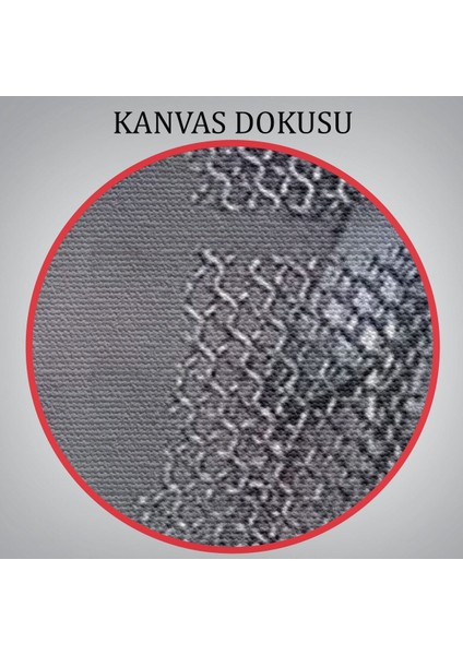 Kanvas Tablo Gri ve Gümüş Duvar Dekoru, Metalik Efektli Kanvas TABLO-5356 indirimleri