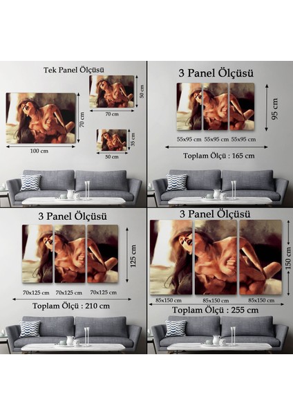 Aşk Çifti Dekoratif Duvar TABLOSU-6585