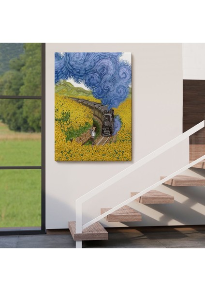 Vincent Van Gogh'un Renkli Tasviri Duvar TABLOSU-6224 fırsatları