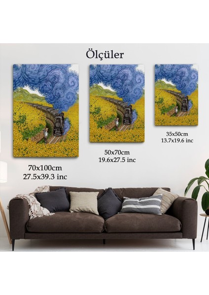 Vincent Van Gogh'un Renkli Tasviri Duvar TABLOSU-6224 indirimleri