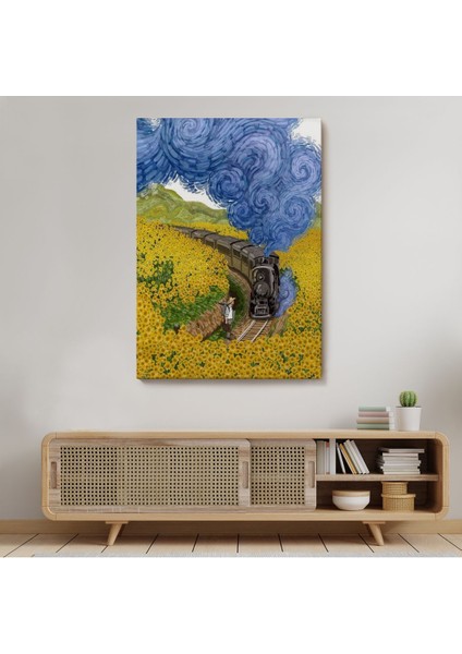 Vincent Van Gogh'un Renkli Tasviri Duvar TABLOSU-6224