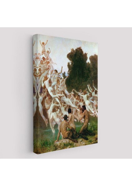 William-Adolphe Bouguereau Tarafından Çizilen oreads Adlı Tablosu -6370