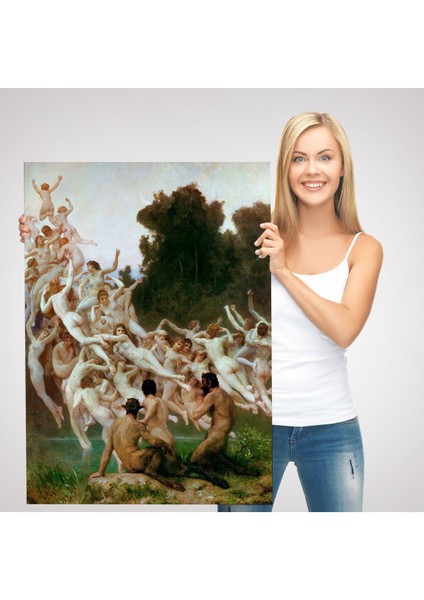 William-Adolphe Bouguereau Tarafından Çizilen oreads Adlı Tablosu -6370 modelleri