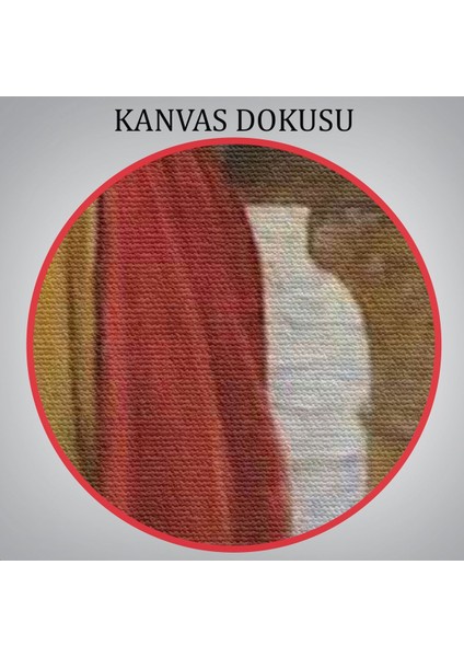 Eugen Von Blaas In Bekleyiş Isimli Eseri Duvar TABLOSU-6117