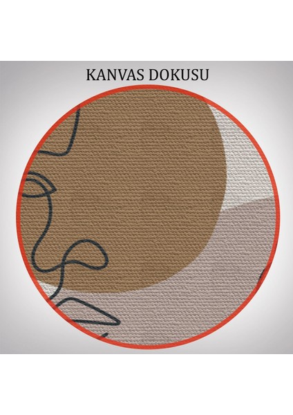 3’lü Tablo Minimal Şekiller ve Çizgi Sanat Yüzleri Soyut Sanat Tablo Seti-Ap-16 indirimleri