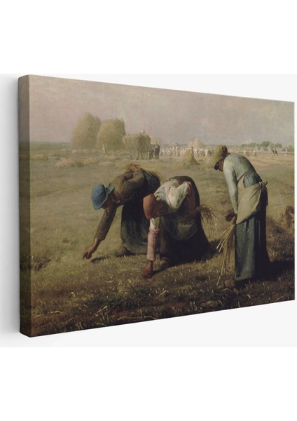 Millet Darı Toplayıcı Kadınlar Tablosu - Jean-François - FRENCH-6652