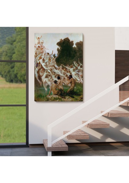 William-Adolphe Bouguereau Tarafından Çizilen oreads Adlı Tablosu -6370 fırsatları