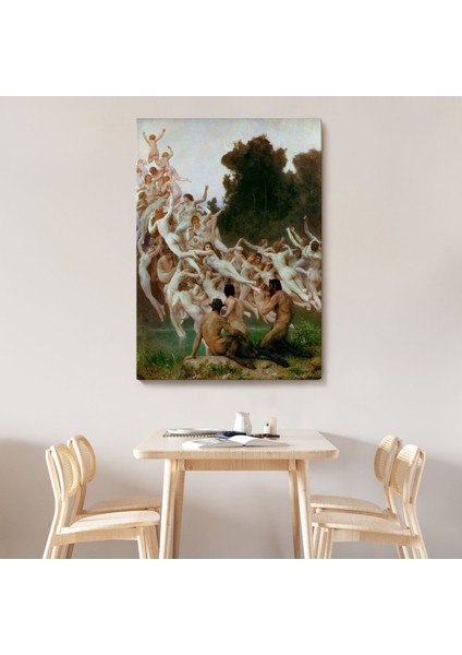 William-Adolphe Bouguereau Tarafından Çizilen oreads Adlı Tablosu -6370