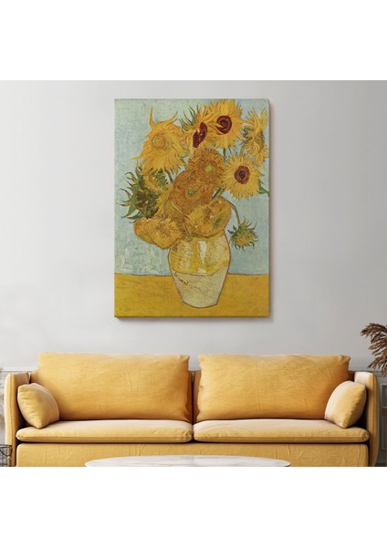 Vincent Van Gogh Ayçiçekleri Isimli Eseri Kanvas TABLO-5133 fiyatları
