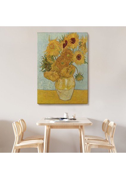 Vincent Van Gogh Ayçiçekleri Isimli Eseri Kanvas TABLO-5133