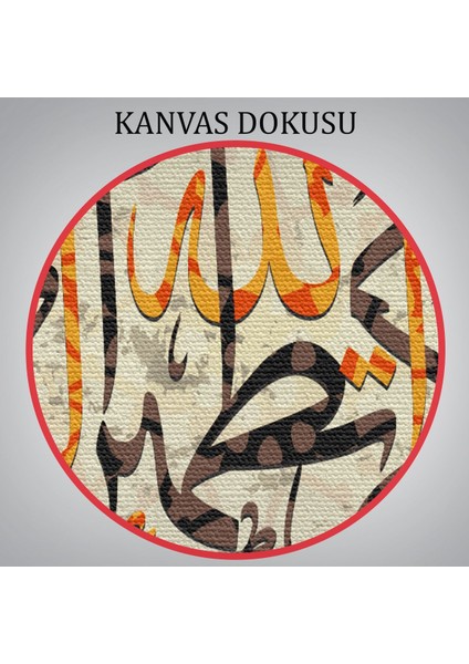 Kalpler Ancak Allah'ı Anmakla Huzur Bulur (Rad Suresi 28. Ayet) Yazılı Kanvas TABLO-3271