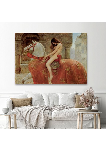 Lady Godiva'in John Collier Duvar TABLOSU-6647 fiyatları