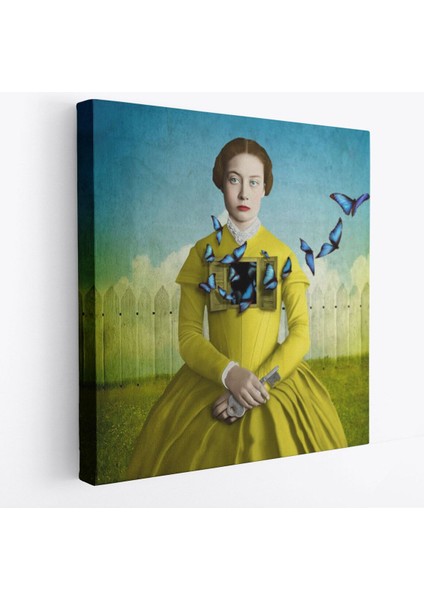 Ruhların Uçmasına Izin Ver, Gerçeküstü Sanat Kanvas TABLO-5853